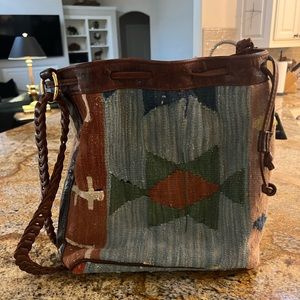 Vintage Saddle Blanket Bag